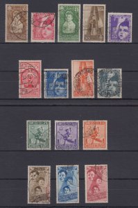 ITALY 1937 issue Sc 367-374, 376 TOP VALUE & C89-C94 FULL SET USED SCV$1,103
