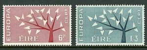 EDSROOM-11666 Ireland 184-185 MNH 1962 Complete Europa