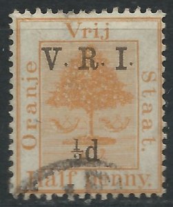 Orange Free State 1900 - ½d VRI overprint - SG112 used