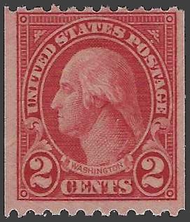 #606 2c George Washington Coil Single 1923 Mint NH