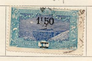 French Somali Coast 1923-27 Early Issue Fine Used 1.50F. Surcharged 248838