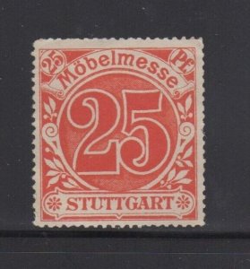 German Advertising Stamp - Stuttgart Furniture Show