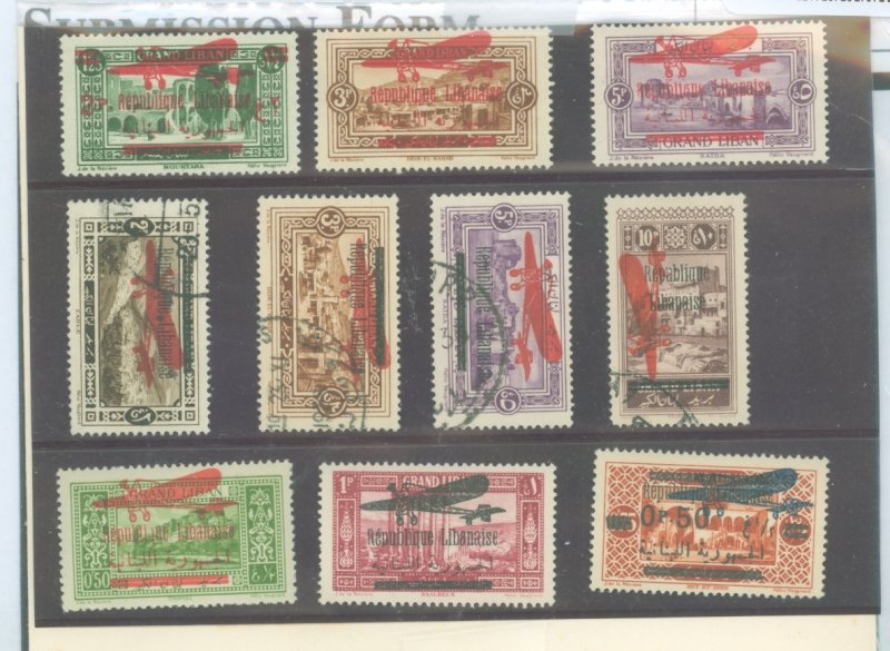 Lebanon #C17-20/C38  Single (Complete Set)