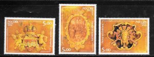 Russia #6841-43 MNH Set of 3 Amber Room State Museum (my6) Collection / Lot