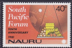 Nauru 1981 - 10th Anniv South Pacific Forum - Produce Mint NH