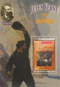 Tanzania 2005 - Jules Verne, Mysterious Island  - Souvenir Sheet - 2379 - MNH