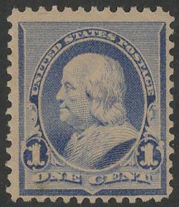 US #219 SCV $65.00 VF mint never hinged, good color,  very fresh and well cen...
