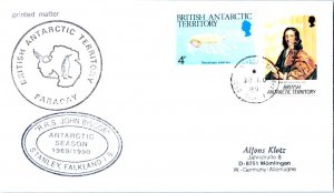 Falkland Islands British Antarctic Territory 4p Pareuchaeta antarctica Lichen...