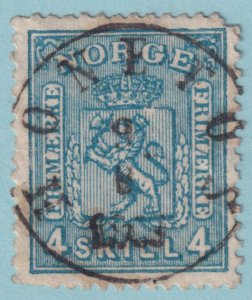 NORWAY 14  USED - WITH HONETOS CANCEL - PERF FAULT VERY FINE! - SPW