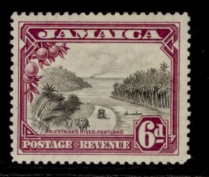 JAMAICA GV SG113, 6d grey-black & purple, LH MINT. Cat £35.