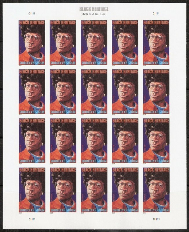 US #4856a 49c  Chisholm, VF NH IMPERF SHEET of 20, LIMITED SUPPLY, Rare! VF m...