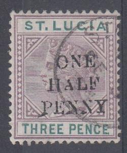 St. Lucia Scott 40ae Used (Catalog Value $180.00)