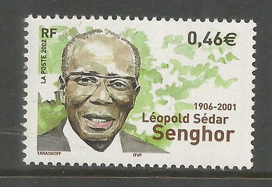 FRANCE  2925  MNH,  LEOPOLD SEDAR SENGHOR