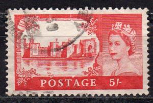 Great Britain 372 - Used - Caernarfon Castle (cv $2.80) (1)