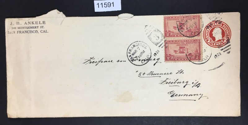 MOMEN: US STAMPS  POSTAL COVER USED LOT #11591