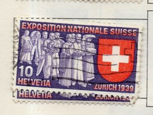 Switzerland Helvetia 1937-46 Early Issue Fine Used 10c. NW-168723