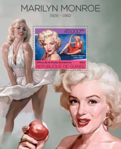 GUINEA 2014 SHEET MARILYN MONROE