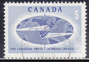 Canada 473 50th Anniversary of The Canadian Press 5¢ 1967