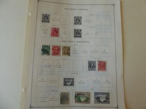 Southern Rhodesia 1924-1938 Mint/Used Stamp Collection on Scott Intl Album Pages