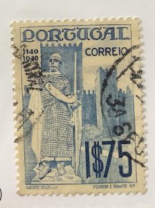 Portugal 1940 Scott 594 used - 1.75e, King Alfonso I