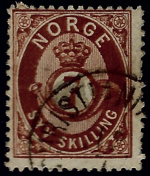 Norway #21 Used F-VF SCV$65...Chance to buy a Bargain!