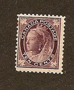 Canada  Scott #73  Mint heavy hinge  Scott CV $500.00