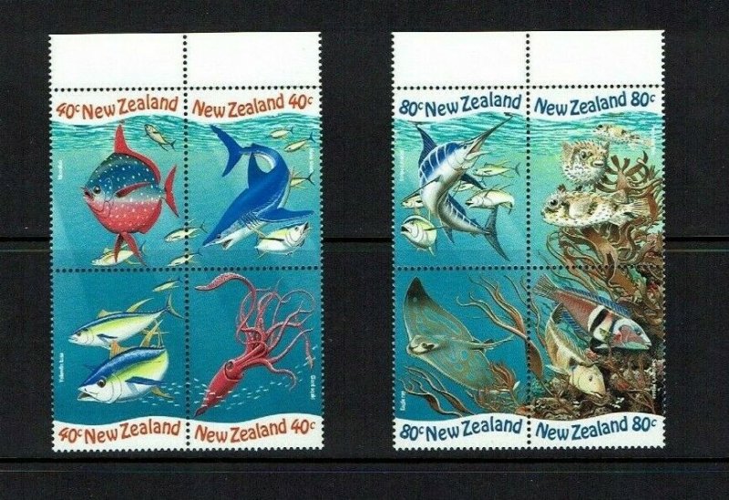 New Zealand: 1998, International Year of the Ocean,  MNH set