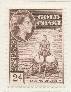 1954 GOLD COAST 2d MH* Stamp A4P40F40068-