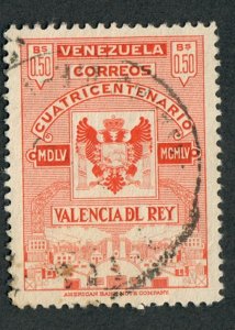 Venezuela #672 used single