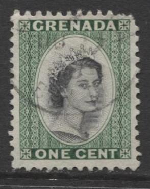 Grenada -Scott 172 -  QEII - Definitive Issue -1953 - VFU - Single 1c Stamp