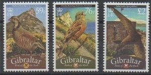 2010 Gibraltar 1396-1398 Birds 8,50 €