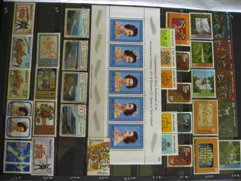 New Zealand collection to 2007 in stockbook U,MH, MNH read description