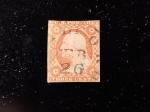 US #10 used  e23.7 14986