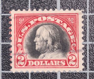 Scott 547 - $2.00 Franklin - Used - PF Cert Grde 90 - SCV $90.00