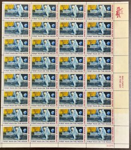 C76 Lot of 3 sheets First Moon Landing  MNH 10 c sheet of 32  FV $9.60   1969