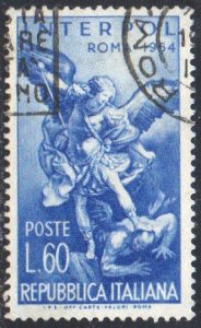 Italy 1954 60l. blue (International Police Congress, Rome) used