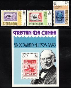 TRISTAN DA CUNHA 1979 Sir Rowland Hill; Scott 260-63, SG 264-67; MNH