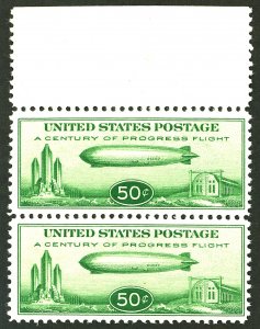 U.S. #C18 MINT PAIR OG NH