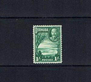 Bermuda: 1936 King Geoerge V 1/- green, SG 105, Mint