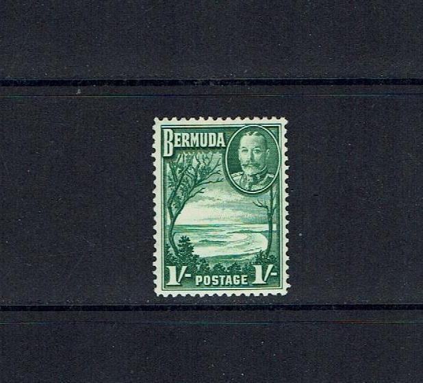 Bermuda: 1936 King Geoerge V 1/- green, SG 105, Mint