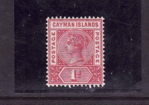 Cayman Is.-Sc#2-unused NH 1p car rose QV-1900-