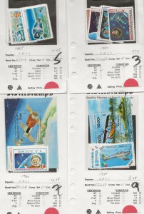 Laos 577//706 4 sets (2 w/ S/S) MNH VF 1984-86 SCV $23.05 (jr)