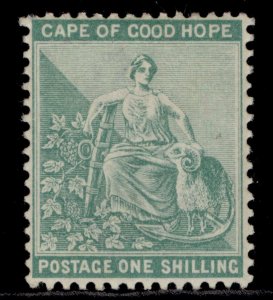 SOUTH AFRICA - Cape of Good Hope QV SG53, 1s green, M MINT. Cat £250.