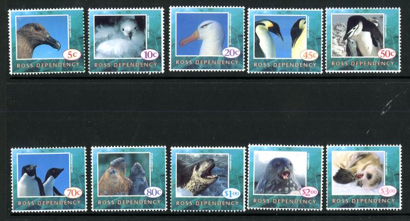 ROSS DEPENDENCY L21-30 MNH SCV $14.90