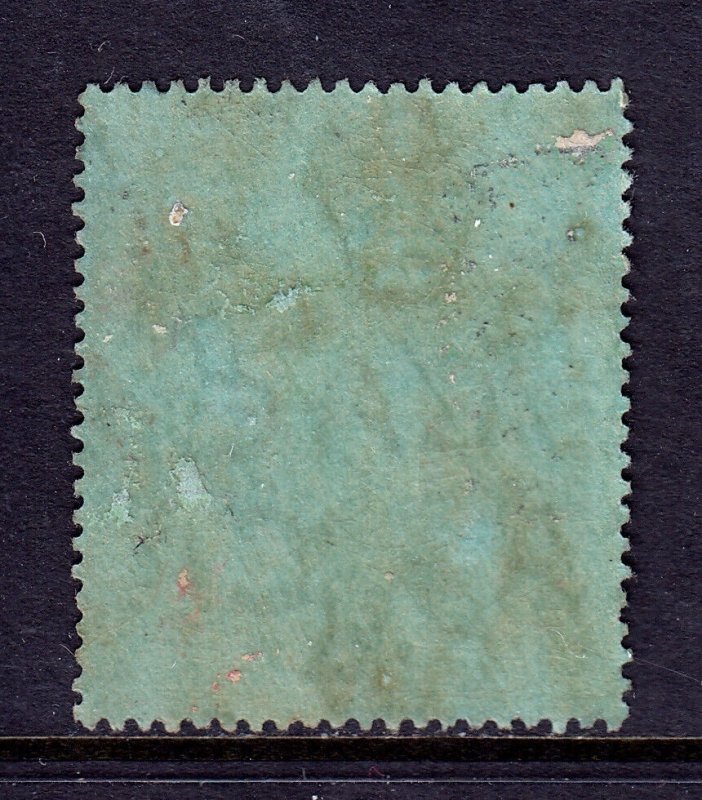 EAST AFRICA UGANDA — SCOTT 54 — 1912 KGV 10r ISSUE — USED, FISCAL CANCEL