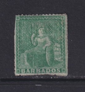 Barbados, Scott 15 (SG 21), MNG (no gum), thin