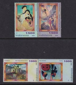 Indonesia 2013-2014 Paintings MNH VF