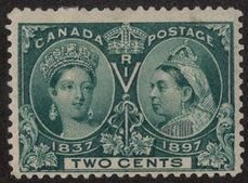 CAN SC #52 MH 1897 2c Jubilee CV $37.50
