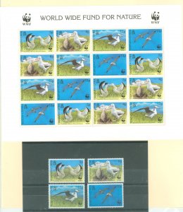 Tristan da Cunha #632-635  Single (Complete Set)