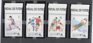 Macao (Macau) #731-734 Mint (NH) Single (Complete Set) (Soccer)